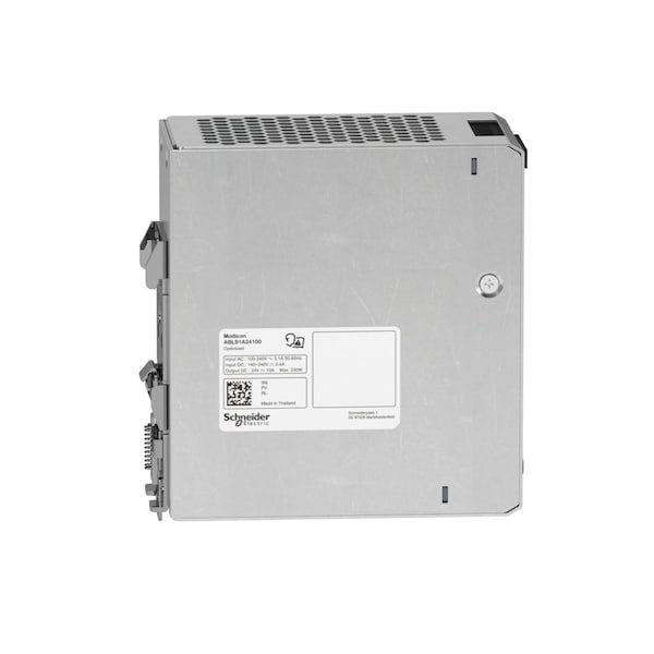 Schneider Electric Power Supply, 100 to 240V AC, 24V DC, 240W, 10A, DIN Rail - ABLS1A24100
