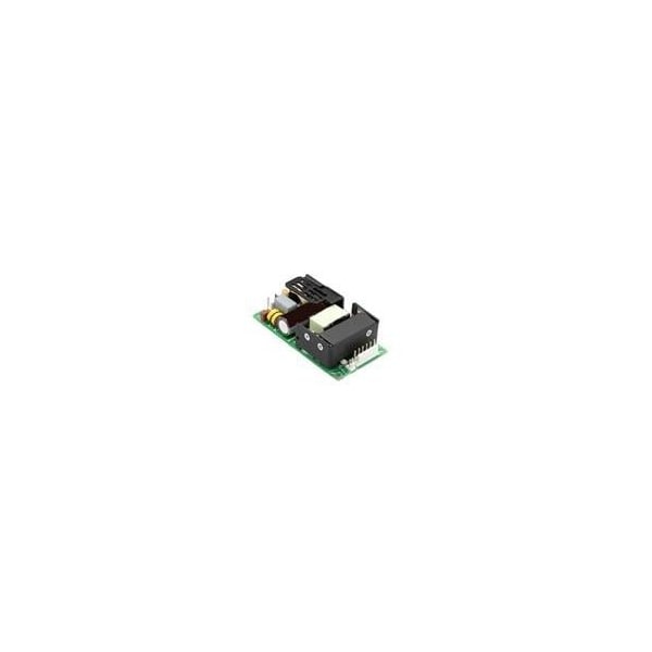 Bel Power Solutions AC to DC Power Supply, 90 to 264V AC, 5.2/23.8/-12.8V DC, 40W, 6/1/0.5A, Chassis - MBC40-3001G-2