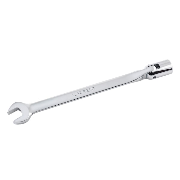 Llave de trinquete de cabeza flexible pulida 12 puntos Urrea, tamaño de apertura de 9/16" - 1270-18