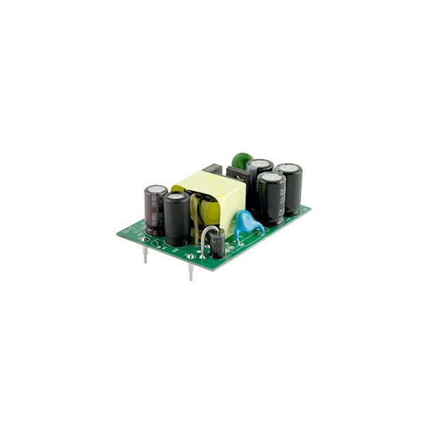 Cui Inc AC to DC Power Supply, 85 to 264V AC, 24V DC, 15W, 0.625A, PCB - VOF-15B-S24
