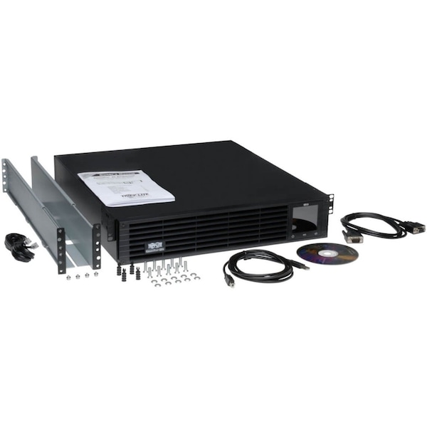 Tripp Lite UPS System, 1950VA, Line Interactive, Out: 100/110/120/125V In: 120V AC - SMART2200RM2UN