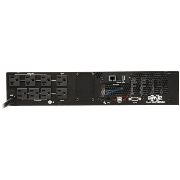 Tripp Lite UPS System, 1950VA, Line Interactive, Out: 100/110/120/125V In: 120V AC - SMART2200RM2UN