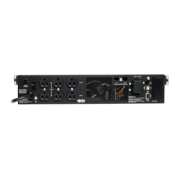 Tripp Lite UPS System, 1kVA, Online/Double Conversion, Out: 100/110/115/120/127V AC In: 100/115/120/127V AC - SU1000RTXLCD2U
