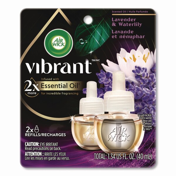 Air Wick Scented Oil Refill, Lavender and Waterlily, 0.67 oz, 2PK - 62338-03076
