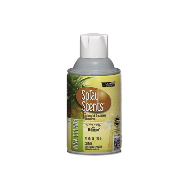 Chase Products ChaseProd, SPRAYSCENTS METERED AIR FRESHENER REFILL, PINA COLADA, 7 OZ AEROSOL, 12PK - 5180
