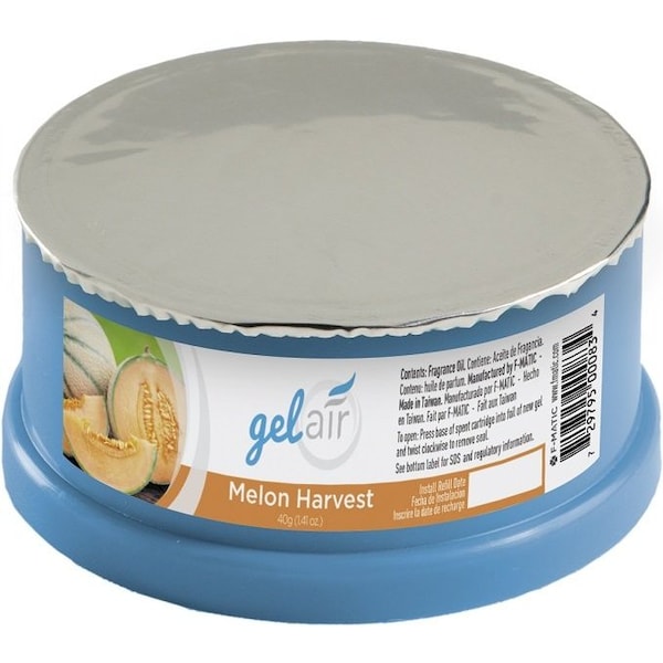 F Matic HP Melon Harvest Gel Air Freshener Refills, 100PK - C650