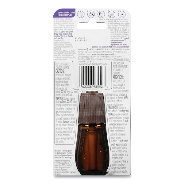 Air Wick Essential Mist Refill, Lavender and Almond Blossom, 0.67 oz Bottle - 62338-98552