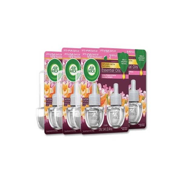 Air Wick Air Wick, LIFE SCENTS SCENTED OIL REFILLS, SUMMER DELIGHTS, 0.67 OZ, 2PK, 6 PACKS/CARTON, 12PK - 91112