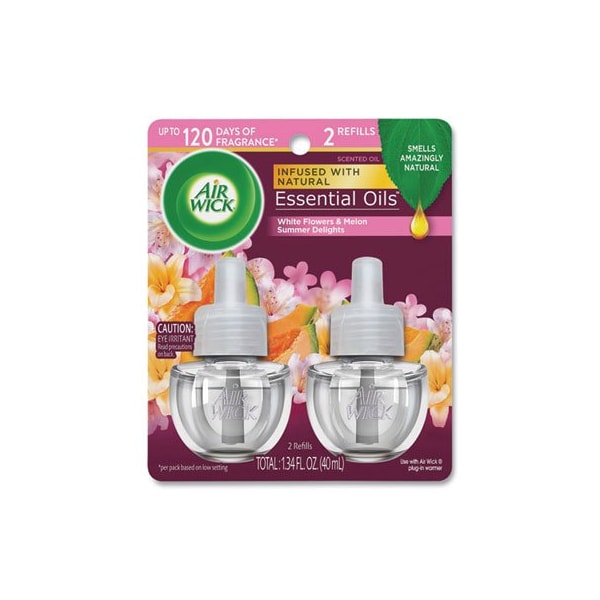 Reckitbenc Air Wick, Life Scents Scented Oil Refills, Summer Delights, 0.67 Oz, 2PK - 91112PK