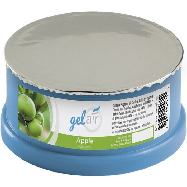 F Matic HP Apple Gel Air Freshener Refills, 100PK - DRSHP-C100