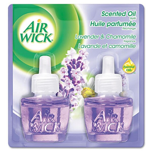 Air Wick Reckitt Benckiser  Scented Oil Refill, Lavender & Chamomile, .67oz, 2PK - RE30964