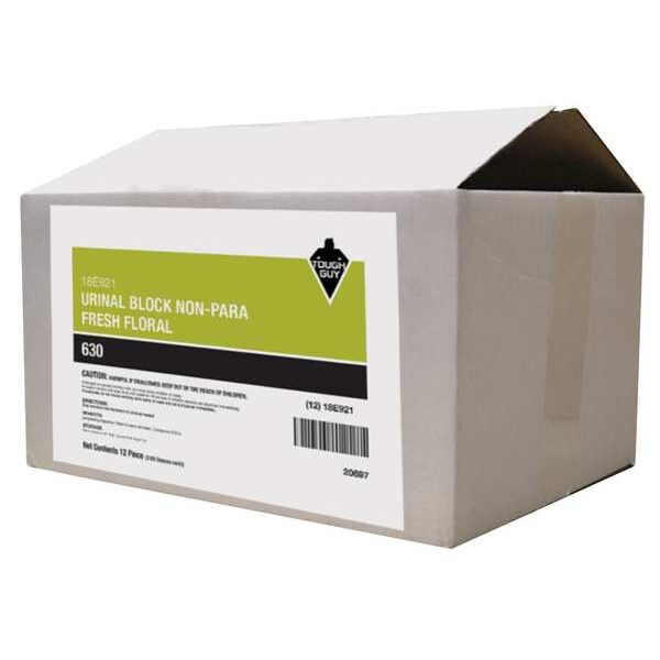 Tough Guy Urinal Cake, Non-Para, Fresh Floral, PK12 - 18E921