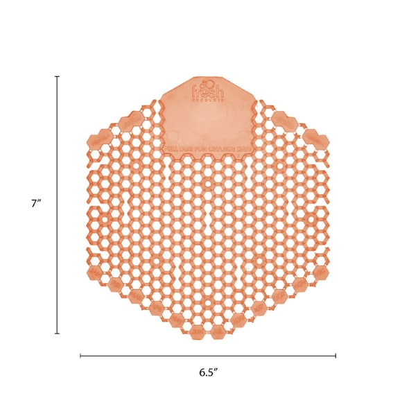 Fresh Products Wave 3D Urinal Deodorizer Screen, Mango Scent, Orange, PK10 - FRS 2WDS60 MAN