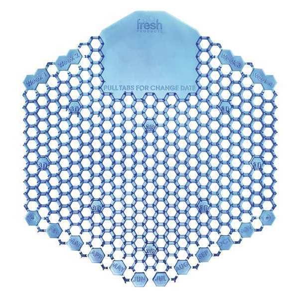 Fresh Products Wave 3D Urinal Deodorizer Screen, Cotton Blossom Scent, Blue, PK10 - FRS 2WDS60 CBL