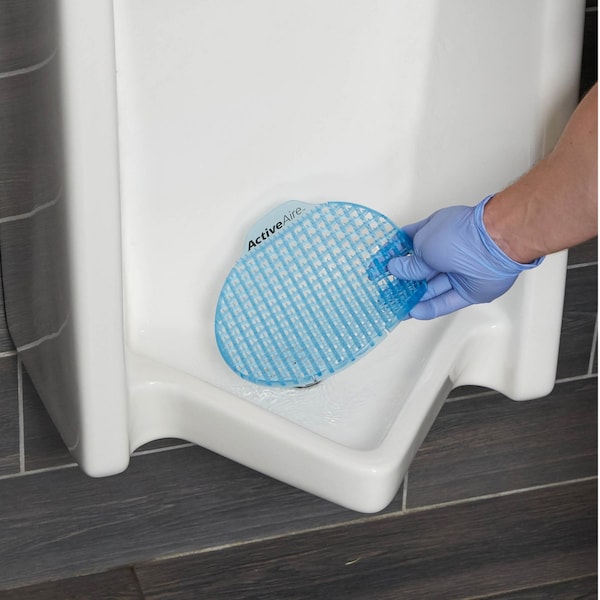 Georgia-Pacific Urinal Screen, 2.8" W, Coastal Breeze, PK12 - 48270