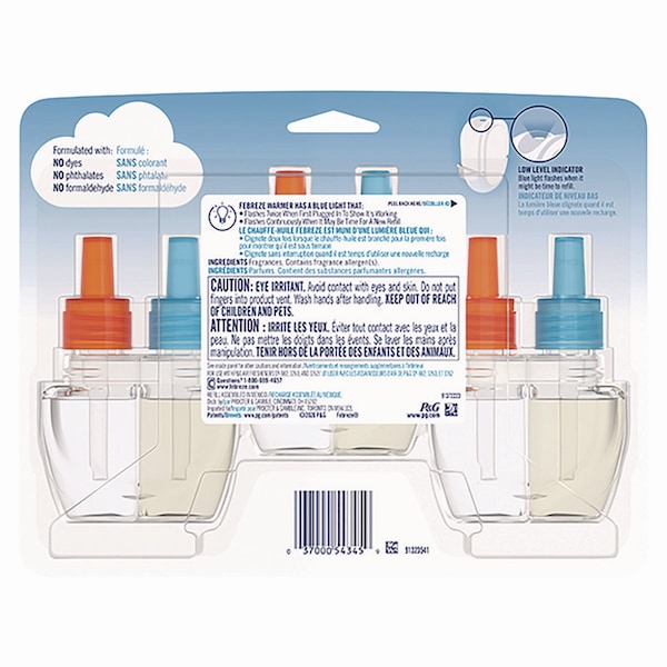Febreze PLUG Air Freshener Refills, Mediterranean Lavender, 0.87 oz - 54345