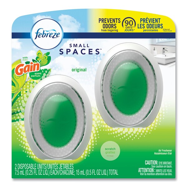 Febreze smallSPACES, Gain Original Scent, 7.5 mL Cartridge, PK2, 2PK - 93330EA