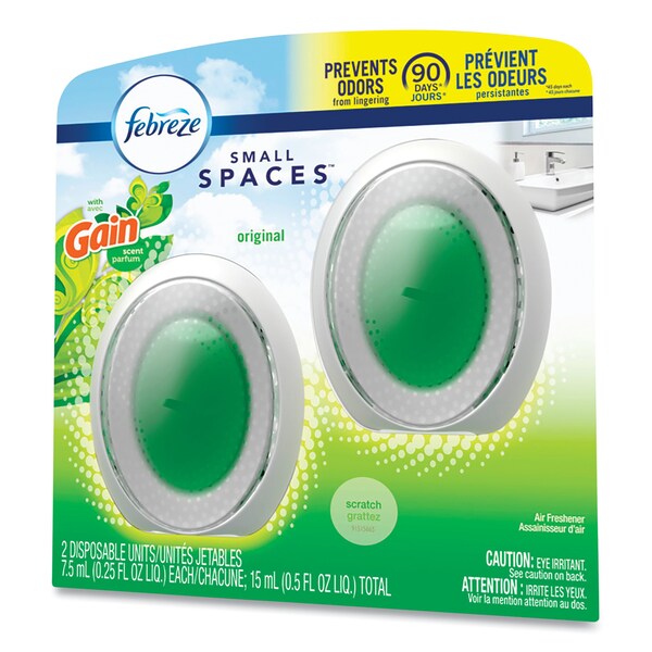 Febreze smallSPACES, Gain Original Scent, 7.5 mL Cartridge, PK2, 2PK - 93330EA