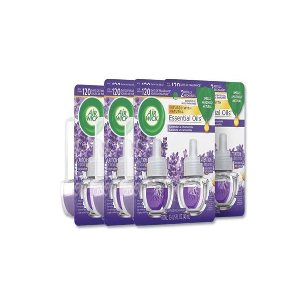 Air Wick Air Wick, Scented Oil Refill, Lavender & Chamomile, 0.67oz, Purple, 2PK - 78473CT