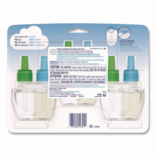 Febreze PLUG Air Freshener Refills, Gain Original, 0.87 oz, 3PK - 54341