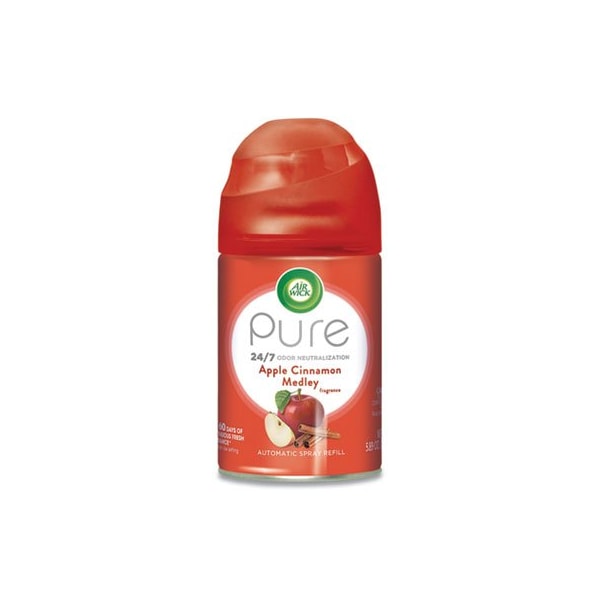 Air Wick Air Wick, FRESHMATIC ULTRA SPRAY REFILL, APPLE CINNAMON MEDLEY, AEROSOL, 5.89 OZ, 6PK - 78283CT