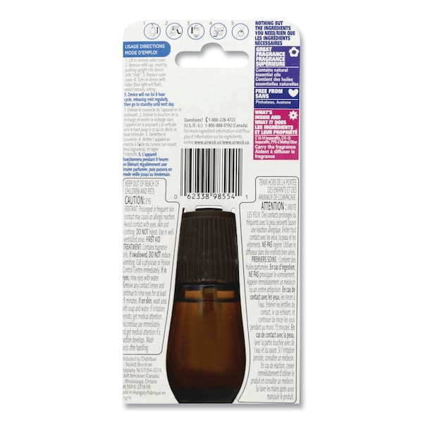 Air Wick Essential Mist Refill, Fresh Water Breeze, 0.67 oz Bottle - 98554EA