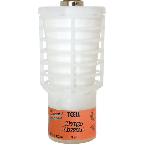 Rubbermaid Commercial Air Freshener Refills, f/T-Cell Dispenser, Mango Blossom, PK 6 - RCP402369CT