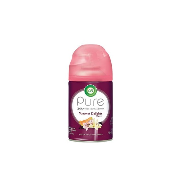 Air Wick Air Wick, FRESHMATIC LIFE SCENTS ULTRA REFILL, SUMMER DELIGHTS, 5.89 OZ AEROSOL - 91101EA