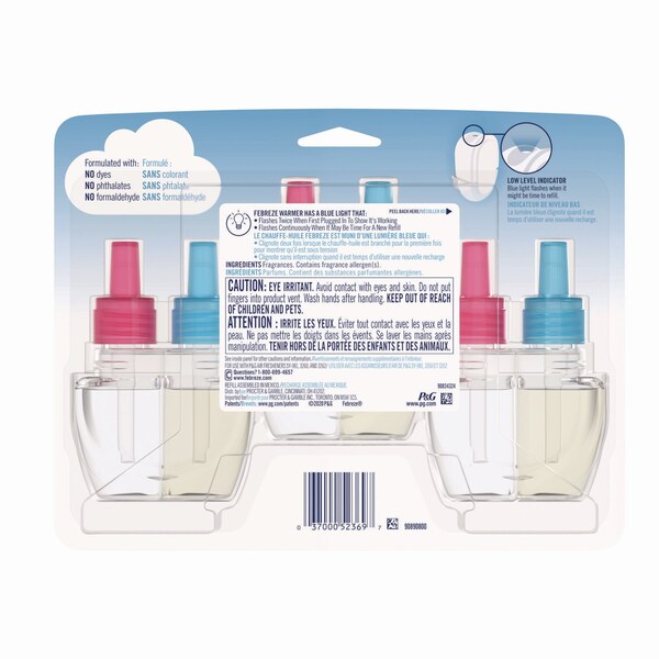 Febreze PLUG Air Freshener Refills, Downy April Fresh, 0.87 oz - 52369