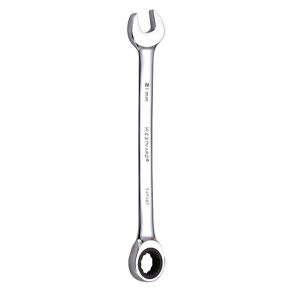 Llave de trinquete hacia el oeste, combinada, 12 pt. 21mm - 54PN61.