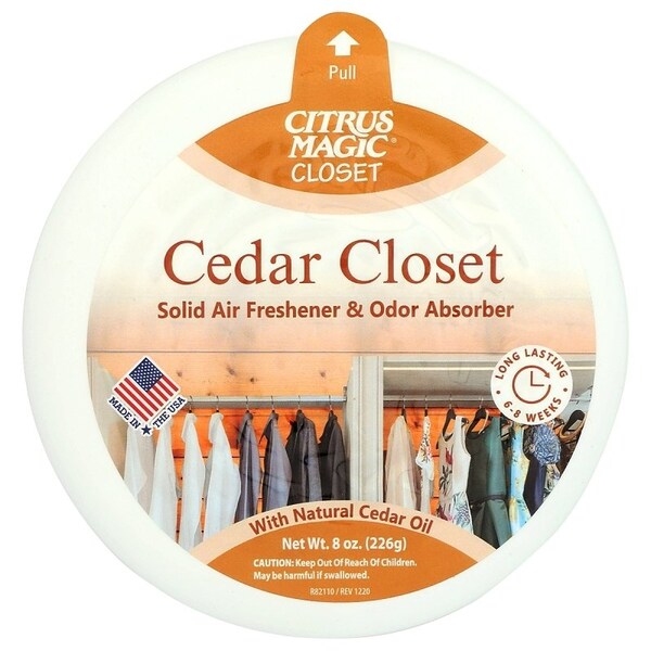 Citrus Magic Air Freshener, 8 oz, Cedar, 56 daysDay Freshness - 616471647