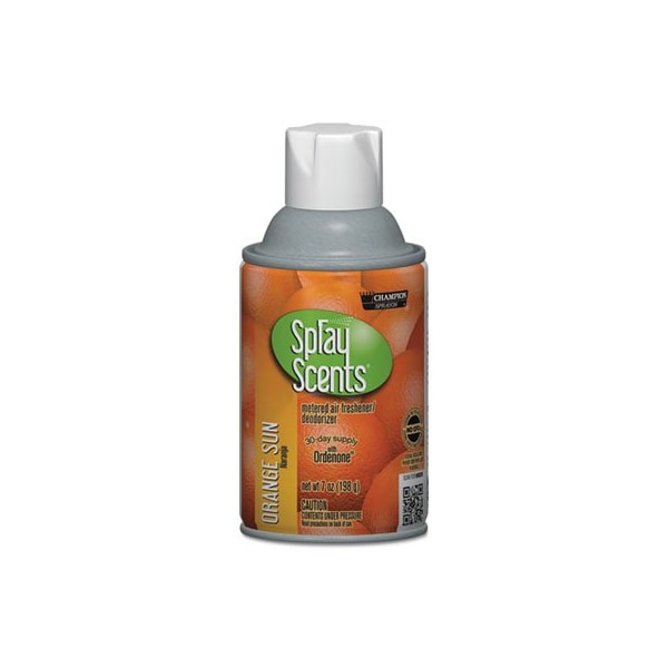 Chase Products ChaseProd, SPRAYSCENTS METERED AIR FRESHENER REFILL, ORANGE SUN, 7 OZ AEROSOL, 12PK - 5182