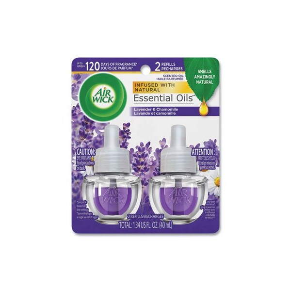 Reckitbenc Air Wick, SCENTED OIL REFILL, LAVENDER & CHAMOMILE, 0.67 OZ, 2PK - 78473PK