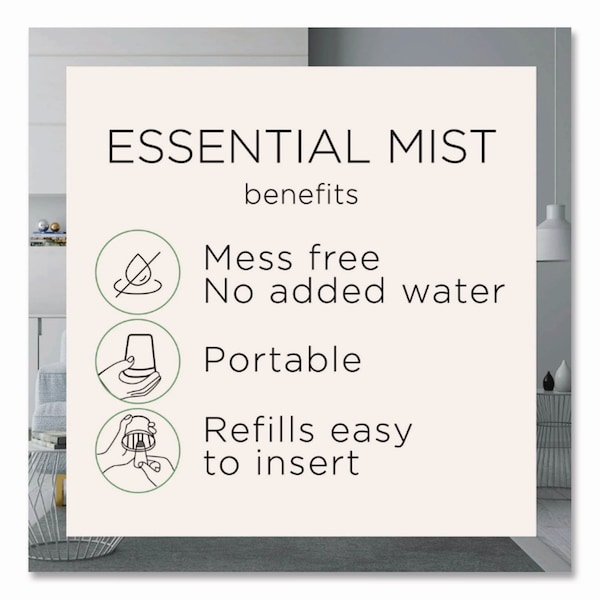 Air Wick Essential Mist Refill, Linen and Petals, 0.67 oz - 62338-02760