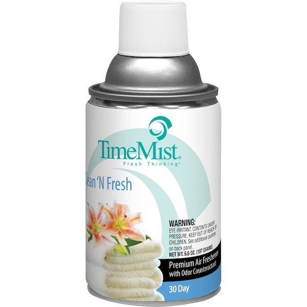 Timemist Air Freshener Refill, Clean N Fresh, PK12 - 1042771