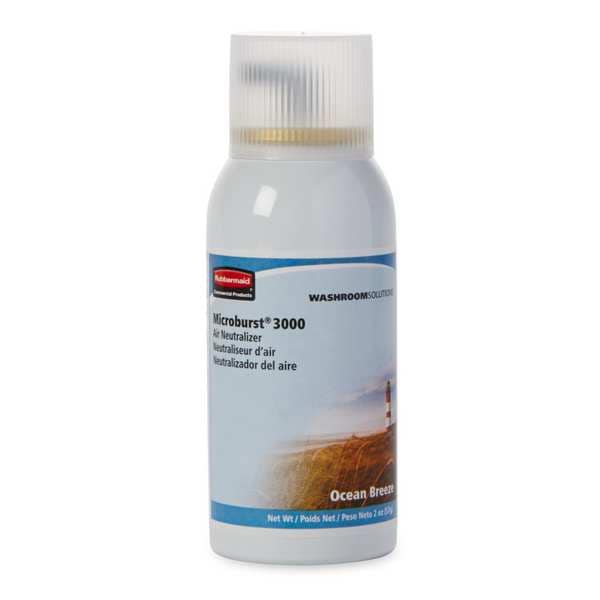 Rubbermaid Commercial Air Freshener Refill, Ocean Breeze, PK12 - FG4012581