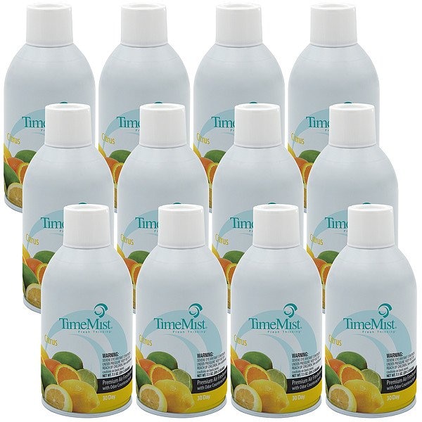 Timemist Air Freshener Refill, Citrus, PK12 - 1042781
