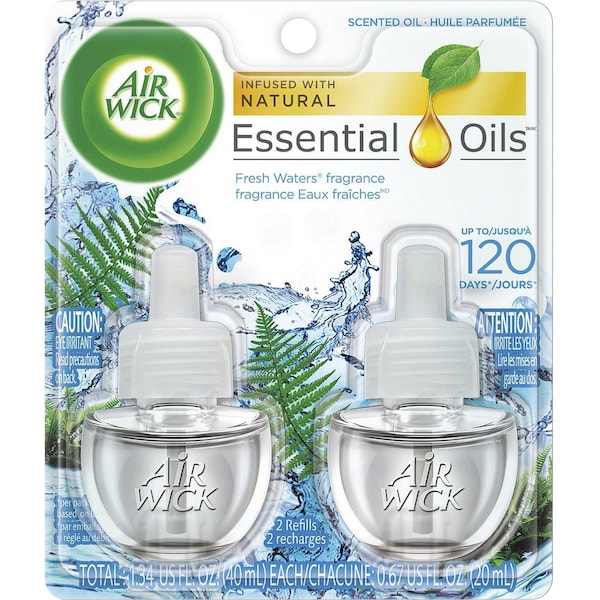 Air Wick Scented Oil Refill, Air Wick, , Fresh Waters, PK 2 - RAC79717