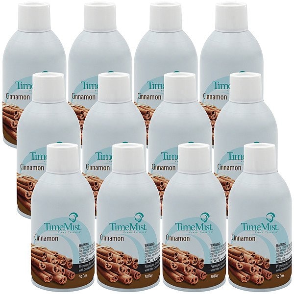 Timemist Air Freshener Refill, 6.6oz, Cinnamon, PK12 - 1042746