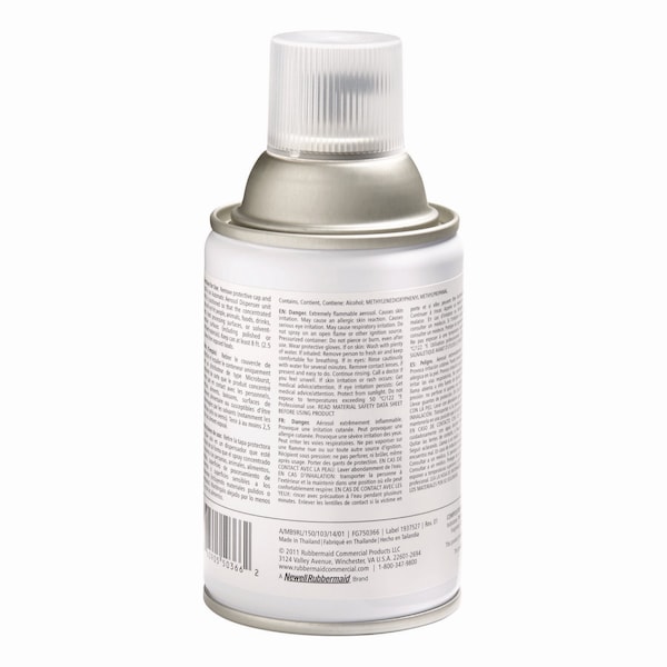 Rubbermaid Commercial Microburst 3000 Refill, Linen Fresh, 2 oz Aerosol, PK12 - FG4012551