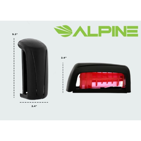 Alpine Industries Air Freshener Tower Holder, Black - ALP4555-H-BLA-8PK