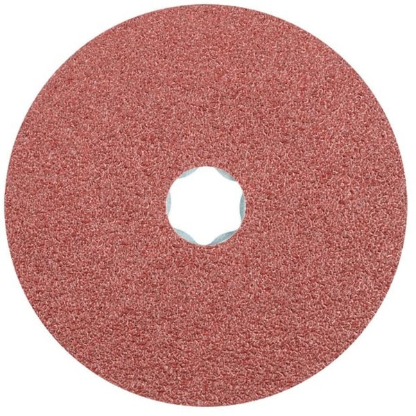 Disco de fibra COMBICLICK Pferd 40092, 4-1/2 pulgadas de diámetro. Óxido de aluminio A, grano 36 - 40092-PFERD