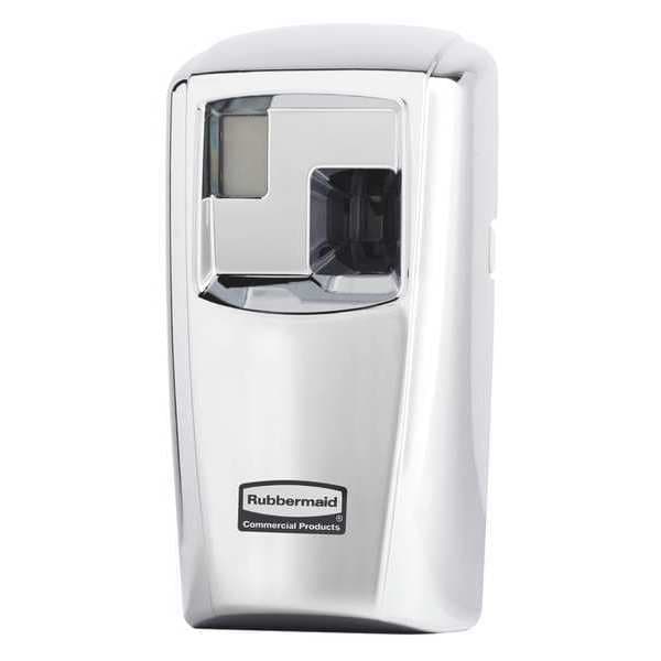 Rubbermaid Commercial Aerosol Dispenser, LCD, Chrome - 1793533