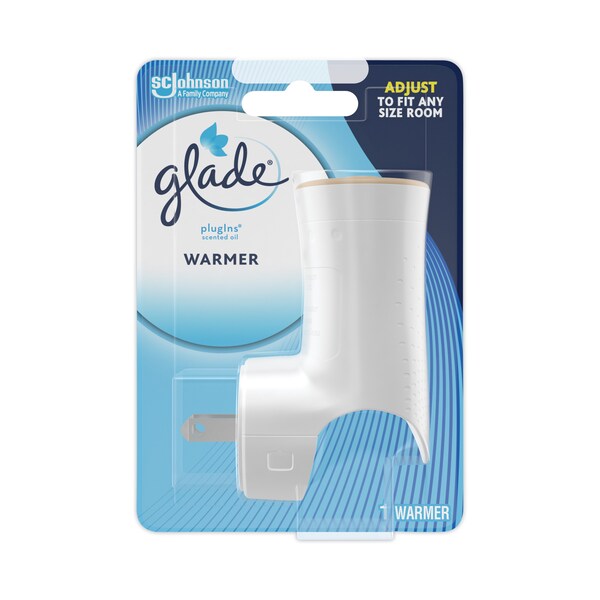 Glade Plug-Ins Scented Oil Warmer Holder, 4.45 x 6.25 x 11.45, White - 334583