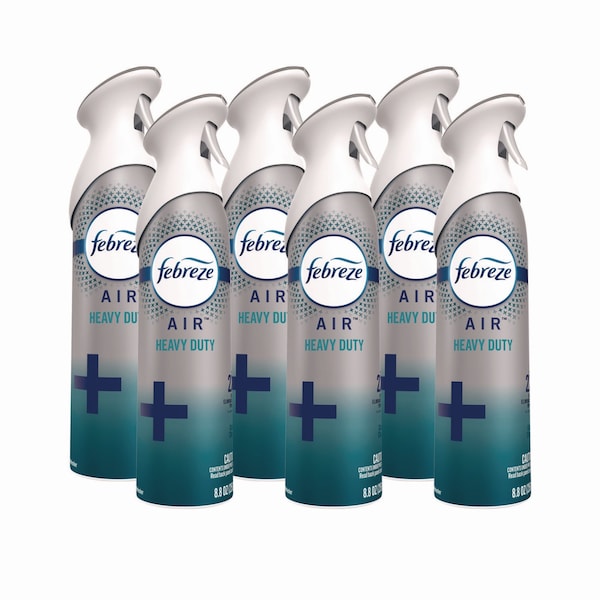 Febreze AIR, Heavy Duty Crisp Clean, 8.8 oz Aerosol, PK6 - 96257