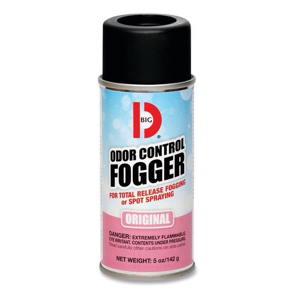 Big D Odor Control Fogger, Original Scent, 5 oz Aerosol, PK12 - 034100