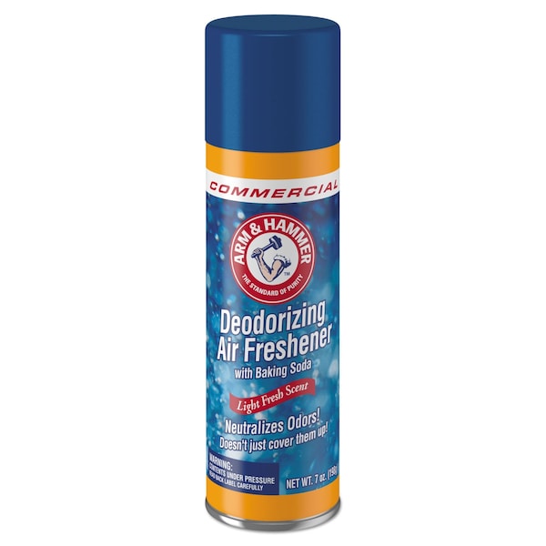 Arm & Hammer Baking Soda Air Freshener, Light Fresh Scent, 7oz Aerosol - 33200-94170