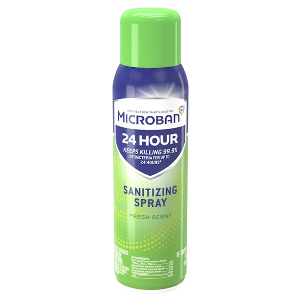 Microban 24 Microban Fresh Scent Sanitizer and Deodorizer 15 oz 1 pk - 48665