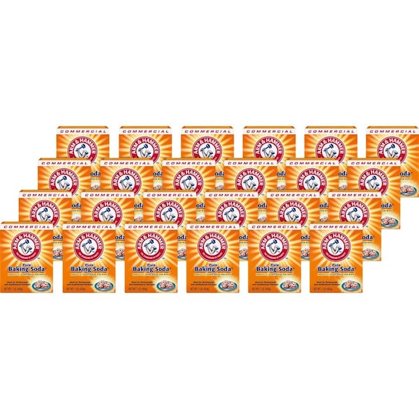 Arm & Hammer Baking Soda, 1lb, 24/CT, White, PK24 - CDC3320084104CT