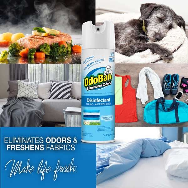 Odoban Disinfectant Fabric and Air Freshnr, PK6 - 910701-14A6